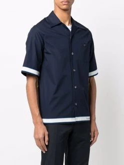 Best Pirce 🛒 Alexander McQueen Logo trim 👚 shirt 🔔 7 Alexander McQueen logo-trim shirt