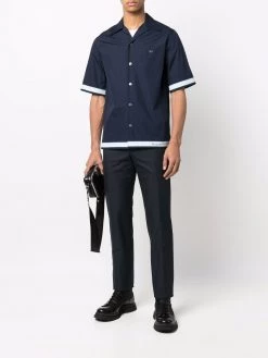 Alexander McQueen logo-trim shirt
