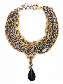 Alexander McQueen chunky layered chain link necklace