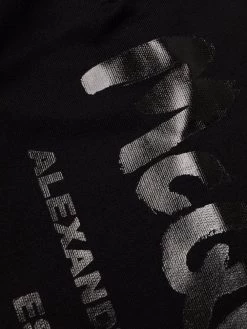 Alexander McQueen logo-print cotton track trousers