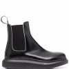 Alexander McQueen Chelsea leather boots