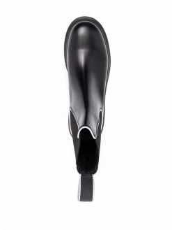 Alexander McQueen Chelsea leather boots