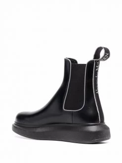 Alexander McQueen Chelsea leather boots