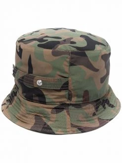 Alexander McQueen camouflage print sun hat