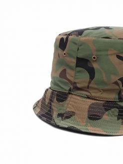Alexander McQueen camouflage print sun hat