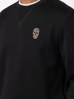 Alexander McQueen skull-patch crew neck sweatshirt
