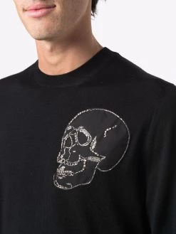 Buy ๐ Alexander McQueen Skull print crew neck sweatshirt ๐ฅฐ 9 Alexander McQueen skull-print crew neck sweatshirt