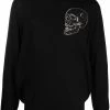 Alexander McQueen skull-print crew neck sweatshirt