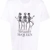Alexander McQueen skeleton-print short-sleeved T-shirt