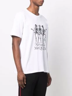 Alexander McQueen skeleton-print short-sleeved T-shirt