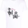 Alexander McQueen skeleton logo-print T-shirt