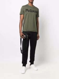 Alexander McQueen logo-print short-sleeved T-shirt