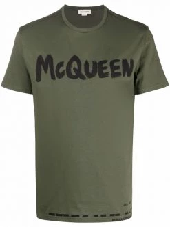 Alexander McQueen logo-print short-sleeved T-shirt