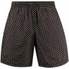 Alexander McQueen skull embroidered swim shorts