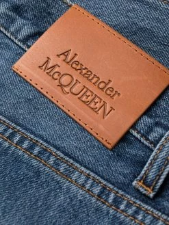 Alexander McQueen mid-rise wide-leg jeans