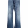Alexander McQueen mid-rise wide-leg jeans