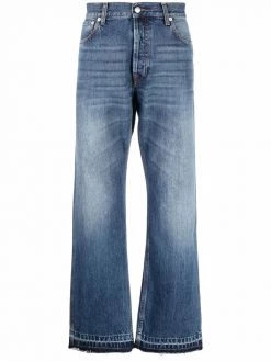 Alexander McQueen mid-rise wide-leg jeans