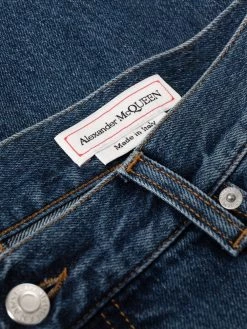 Alexander McQueen mid-rise wide-leg jeans