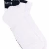 Alexander McQueen logo embroidered ankle socks