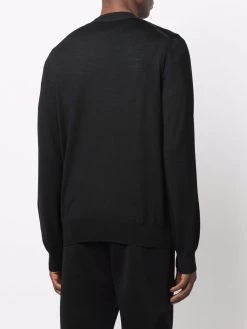 Alexander McQueen skull-patch button-up cardigan