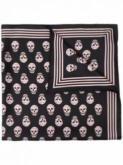 Alexander McQueen skull-motif silk scarf