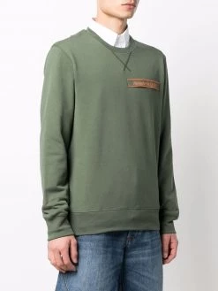 Alexander McQueen logo patch crew-neck sweatshirt