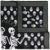 Alexander McQueen Skeleton Biker Skull silk scarf