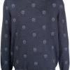 Alexander McQueen jacquard skull-motif wool jumper