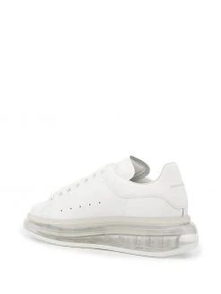 Alexander McQueen clear sole leather sneakers