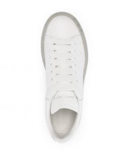 Alexander McQueen clear sole leather sneakers