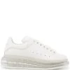 Alexander McQueen clear sole leather sneakers