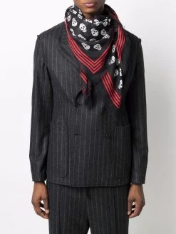 Alexander McQueen all-over skull print scarf