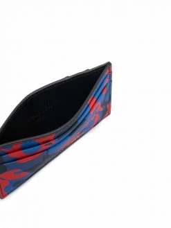 Alexander McQueen abstract print cardholder
