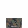 Alexander McQueen logo-print camouflage cardholder