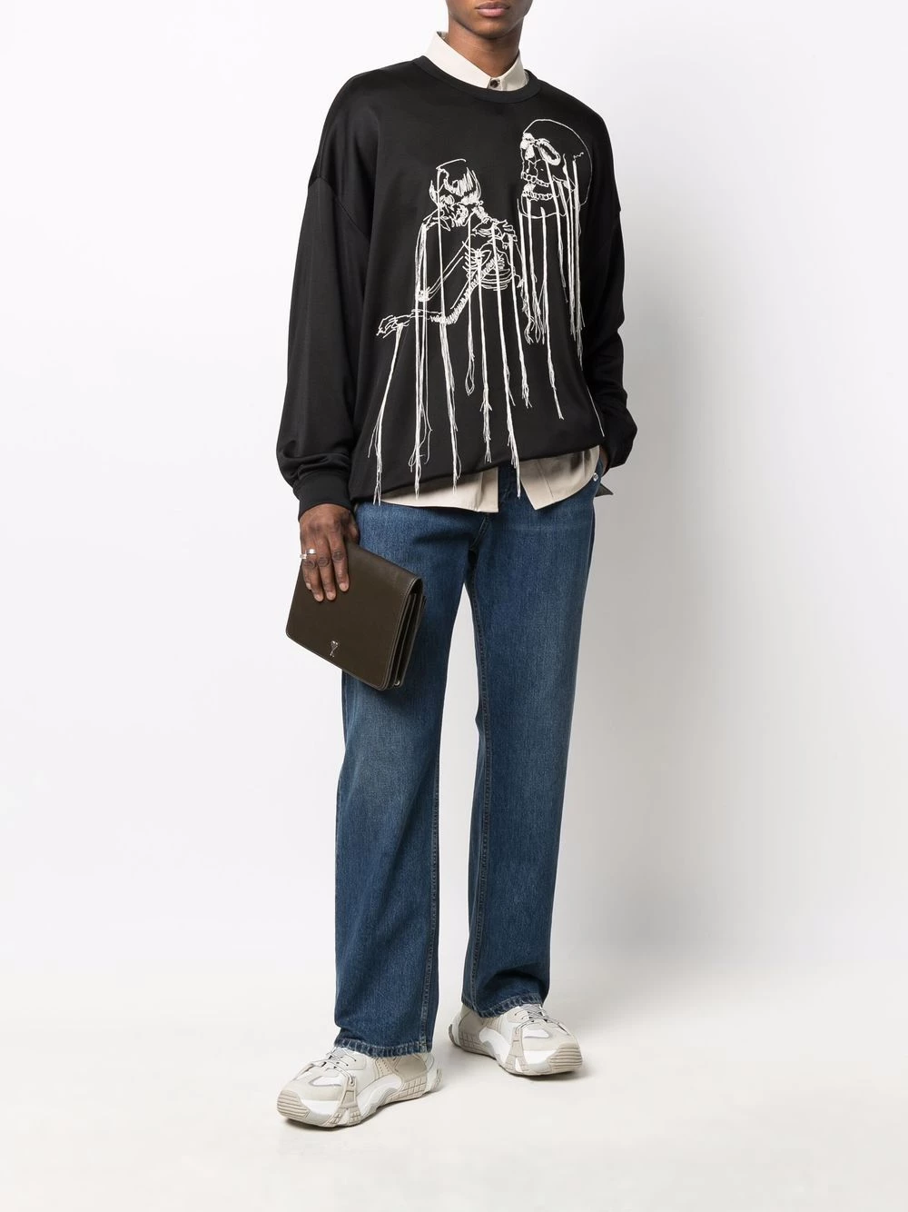 Brand new ๐งจ Alexander McQueen Skull print sweatshirt ๐ 2 Alexander McQueen skull-print sweatshirt