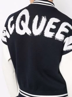 Alexander McQueen skull bomber style cardigan