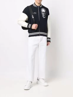 Alexander McQueen skull bomber style cardigan