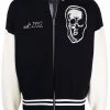 Alexander McQueen skull bomber style cardigan