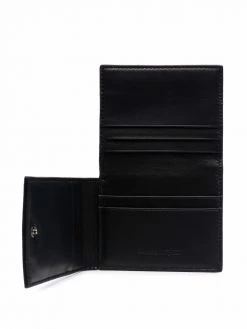 Alexander McQueen folding leather wallet