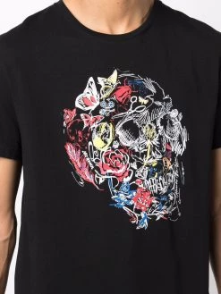 Alexander McQueen sketch skull print T-shirt