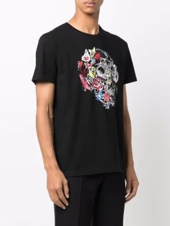Alexander McQueen sketch skull print T-shirt