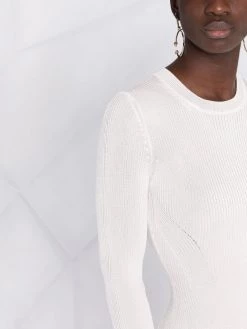 Alexander McQueen ribbed-knit top