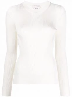 Alexander McQueen ribbed-knit top
