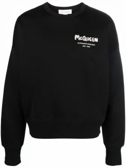 Alexander McQueen logo-print crewneck sweatshirt