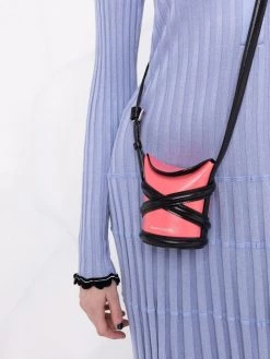 Alexander McQueen The mini Curve bucket bag