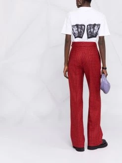 Alexander McQueen lace corset T-shirt