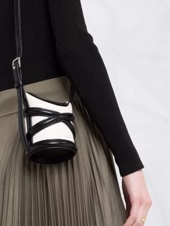 Alexander McQueen mini The Curve bucket bag