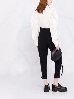 Alexander McQueen cropped high-waist trousers