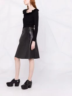 Best deal ⌛ Alexander McQueen Ruffled long sleeve jumper ✔️ 11 Alexander McQueen ruffled long-sleeve jumper