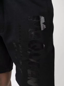 Alexander McQueen logo-print track shorts